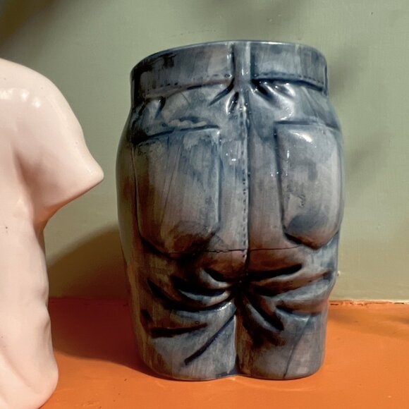 Rare Vintage T-Shirt & Jeans Salt & Pepper Shakers | Watermelons Kitchen Decor - Picture 10 of 10